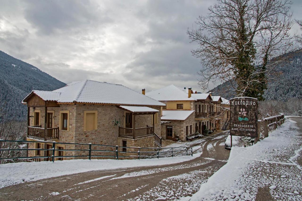 Aparthotel Kyklamino à Koryshades Extérieur photo